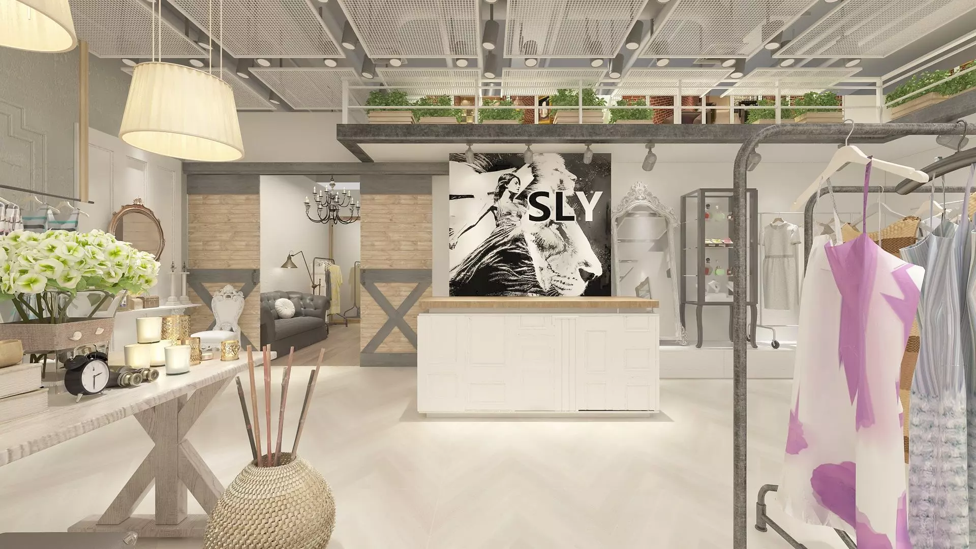 Female Clothing Store 3D model_3