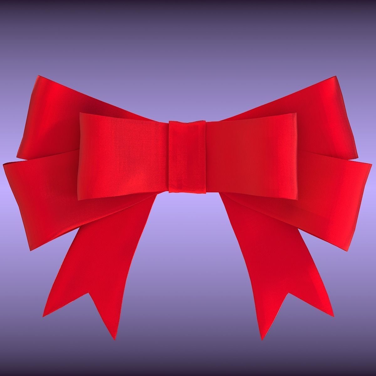 gift bow 3D model_2