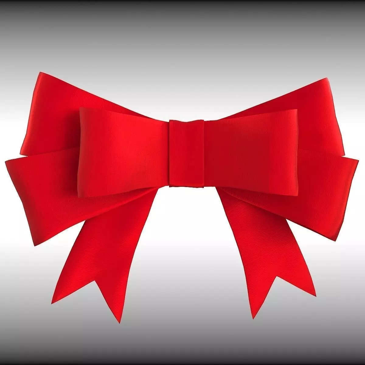 gift bow 3D model_0