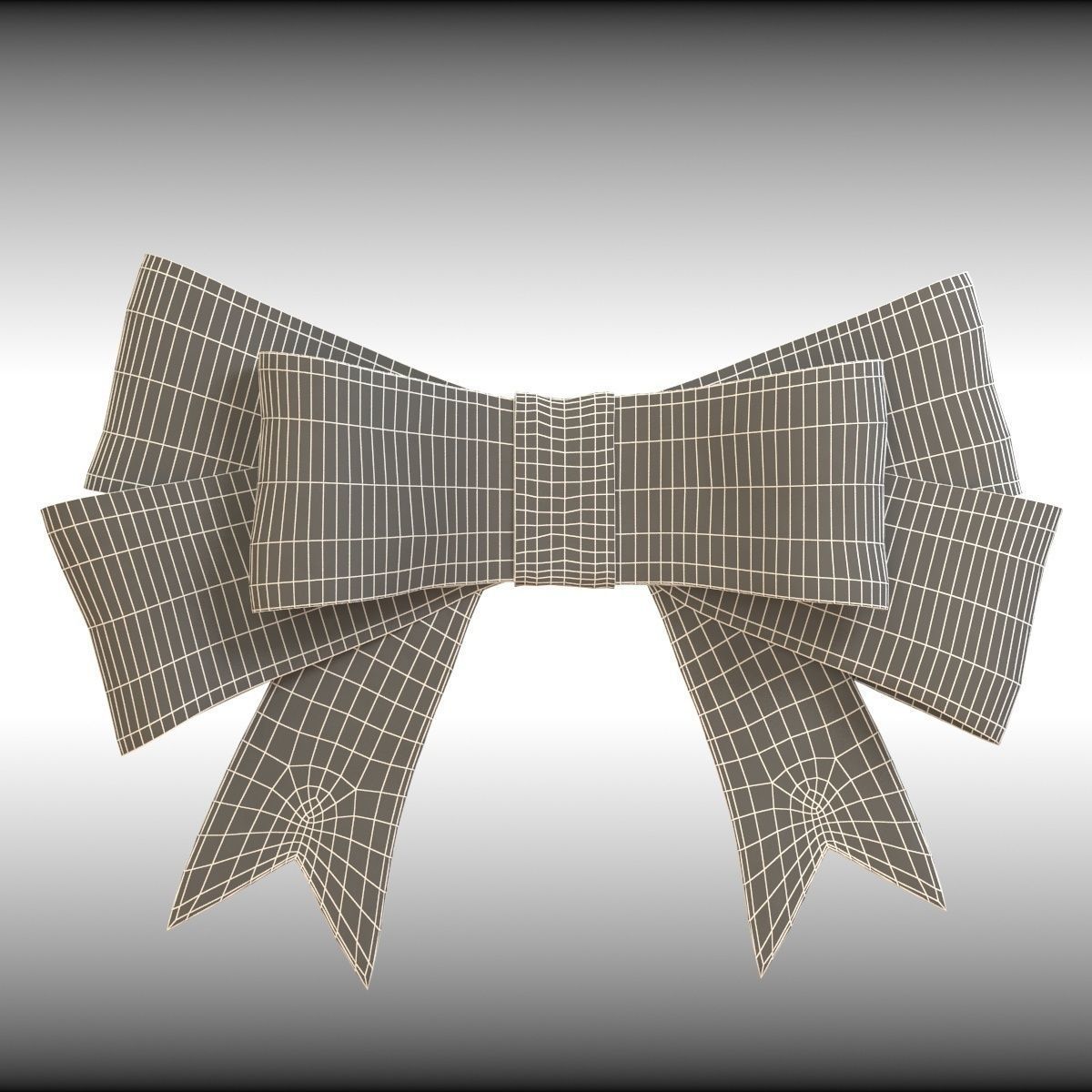 gift bow 3D model_6