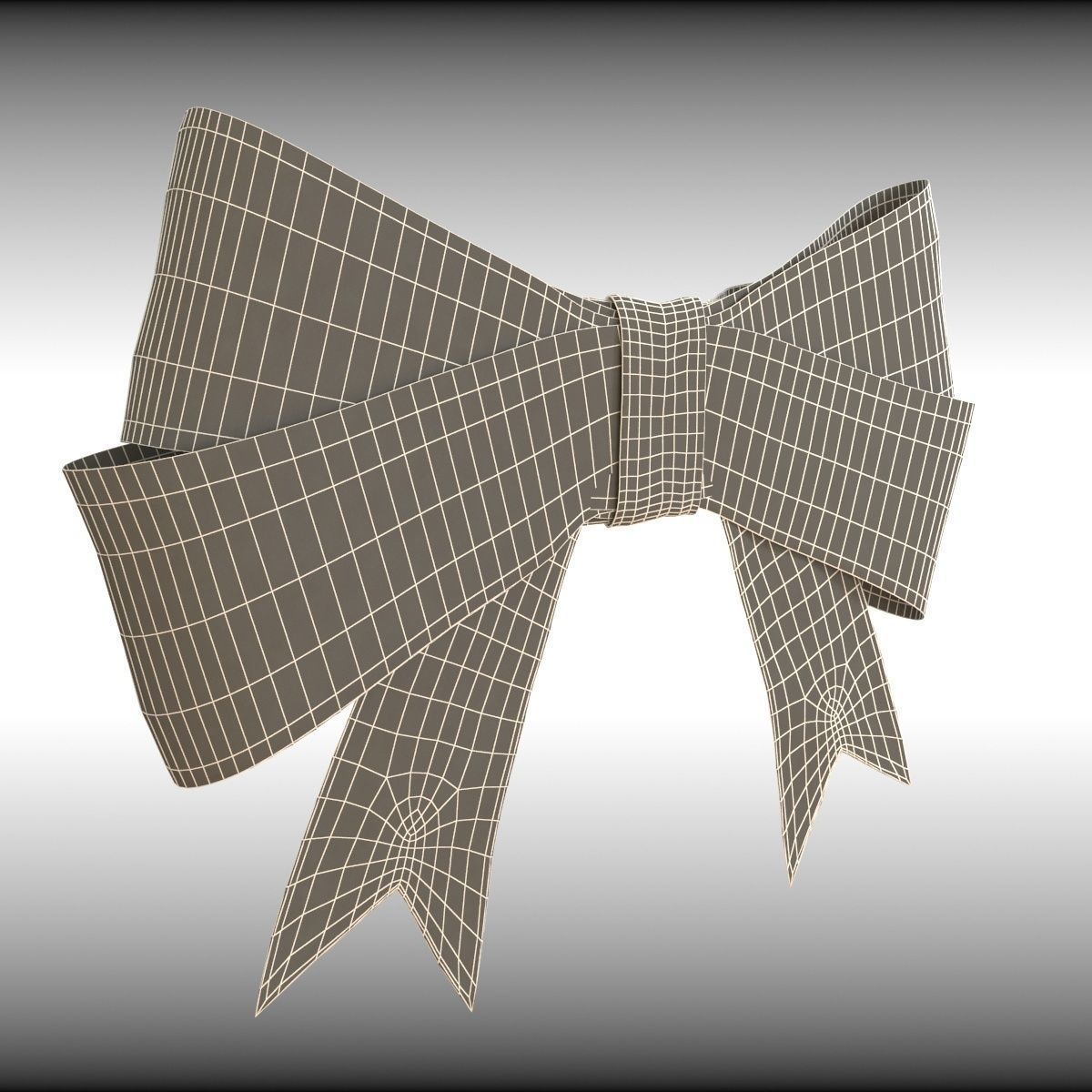 gift bow 3D model_7