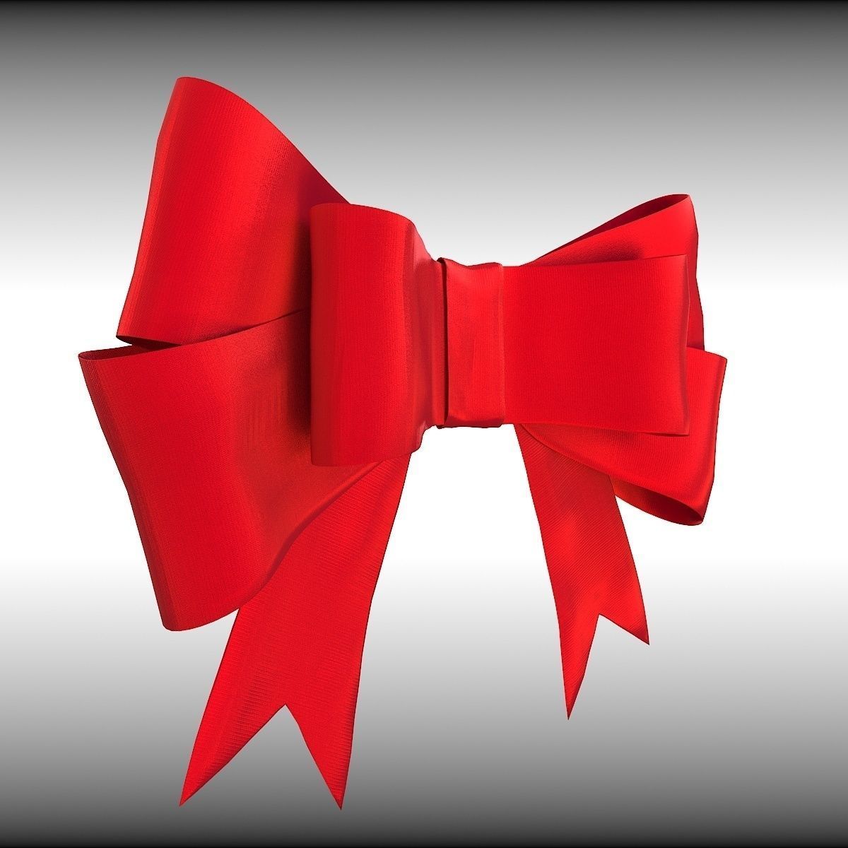 gift bow 3D model_3