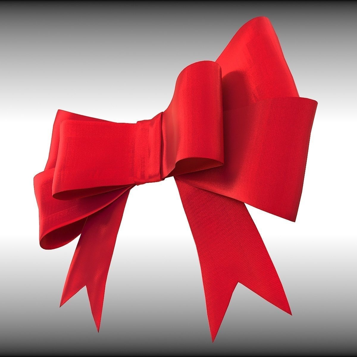 gift bow 3D model_4
