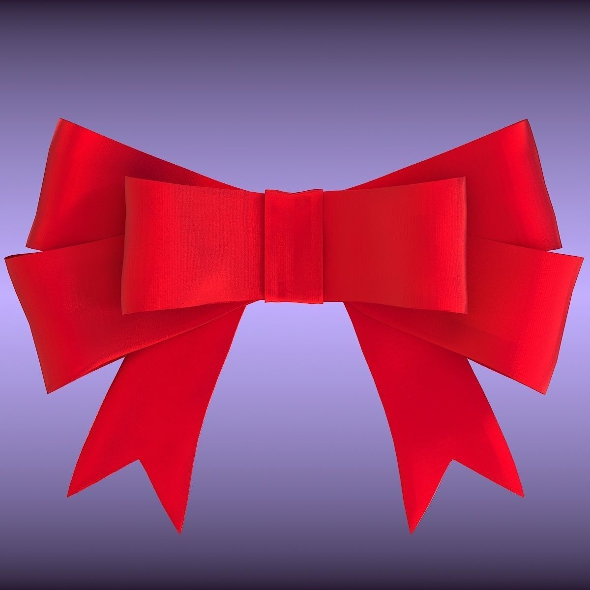 gift bow 3D model_1