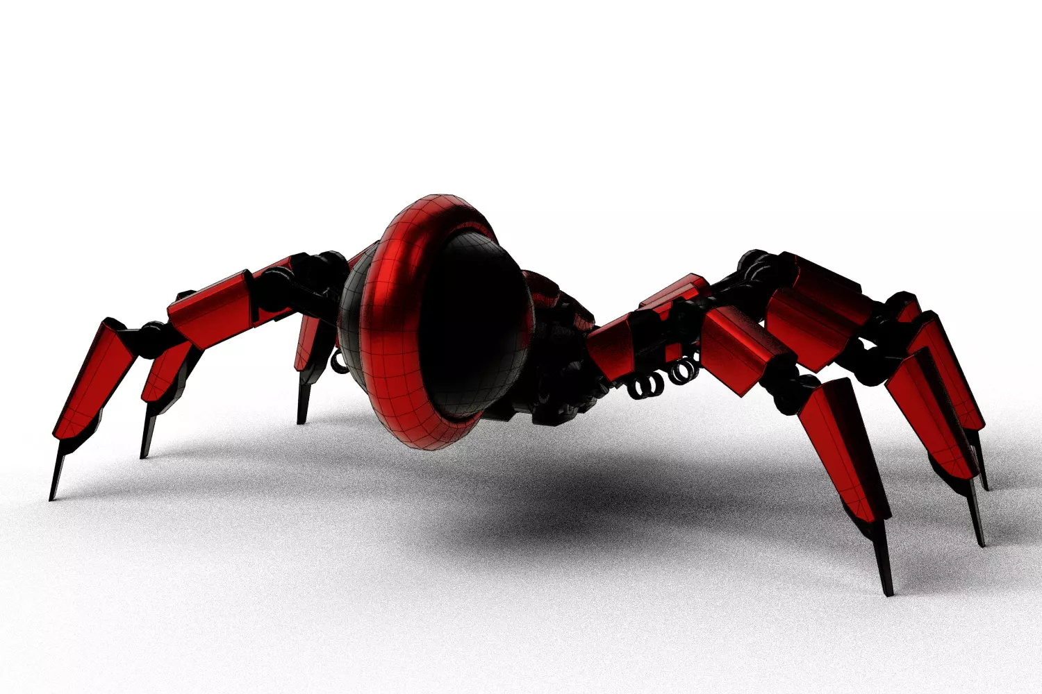 Robot Spider 3D model_2
