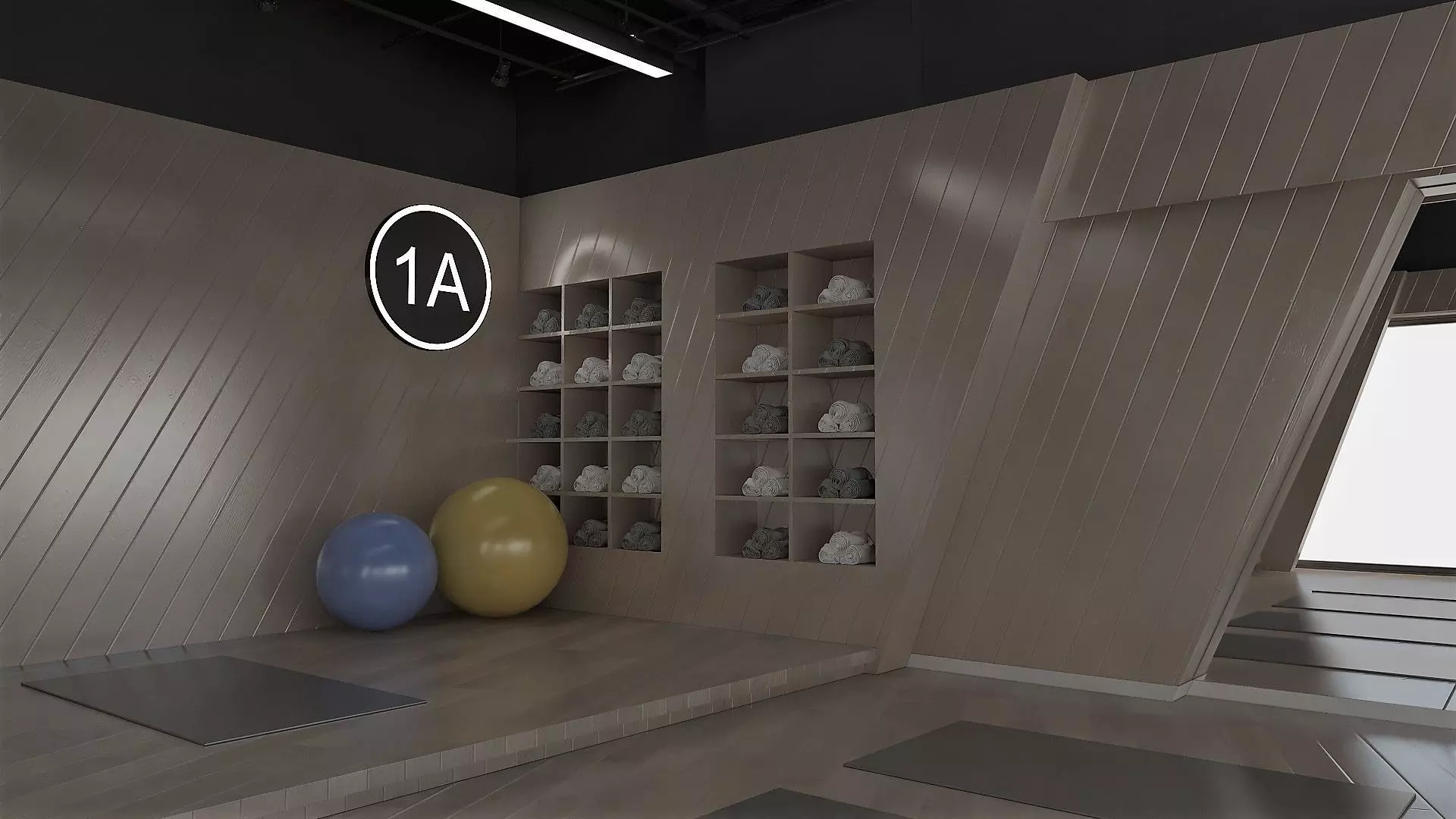 Yoga Studio 3D model_2