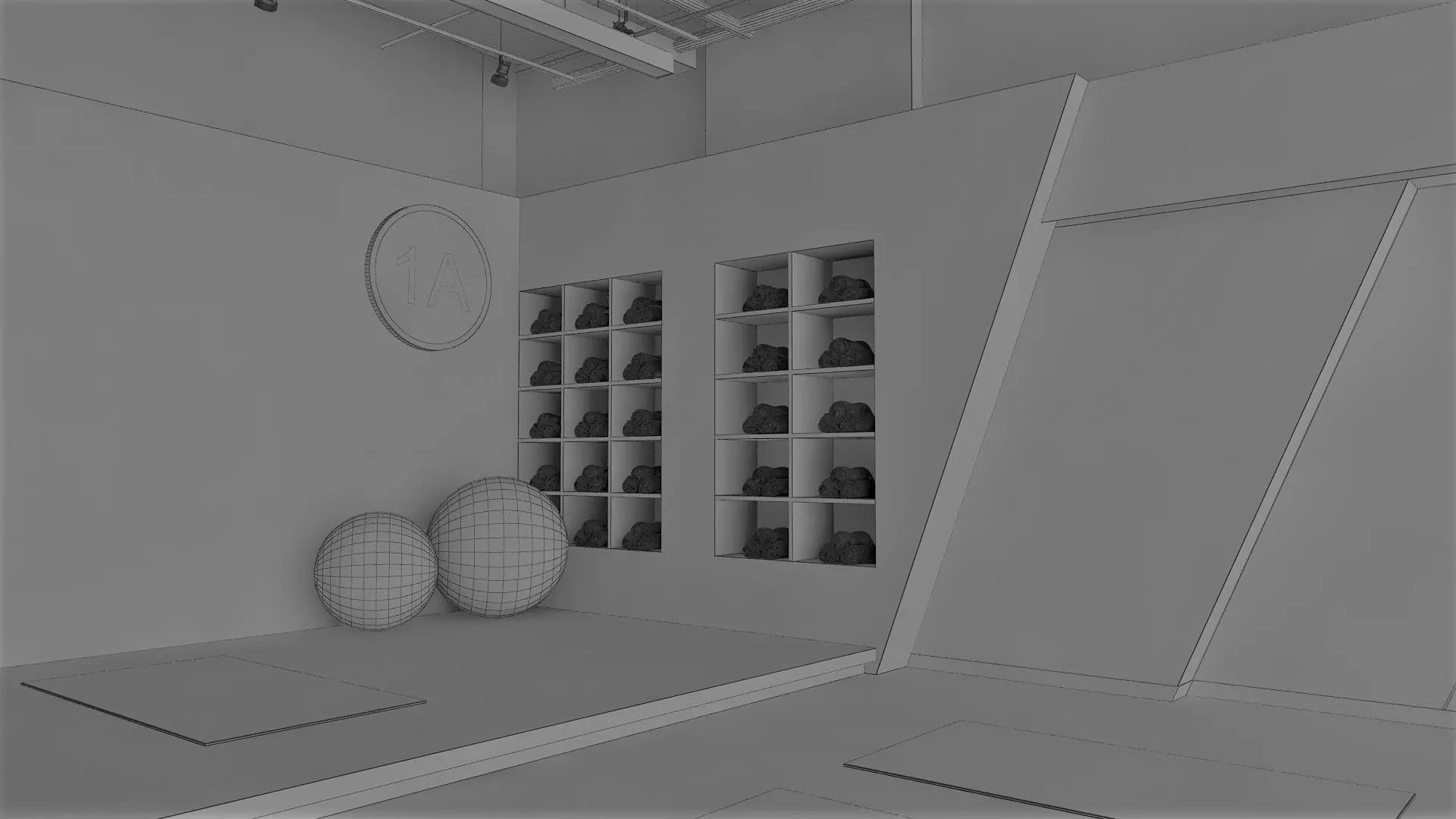 Yoga Studio 3D model_3