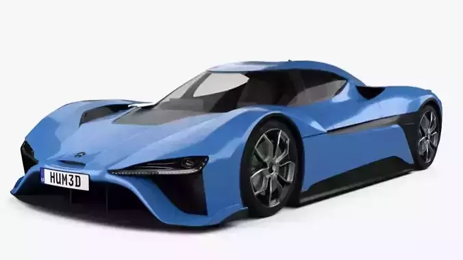 NIO EP9 Electric Hypercar 3D Model Low-poly 3D model NIO EP9 Electric Hypercar 3D Model Low-poly 3D model