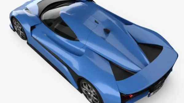 NIO EP9 Electric Hypercar 3D Model Low-poly 3D model_11