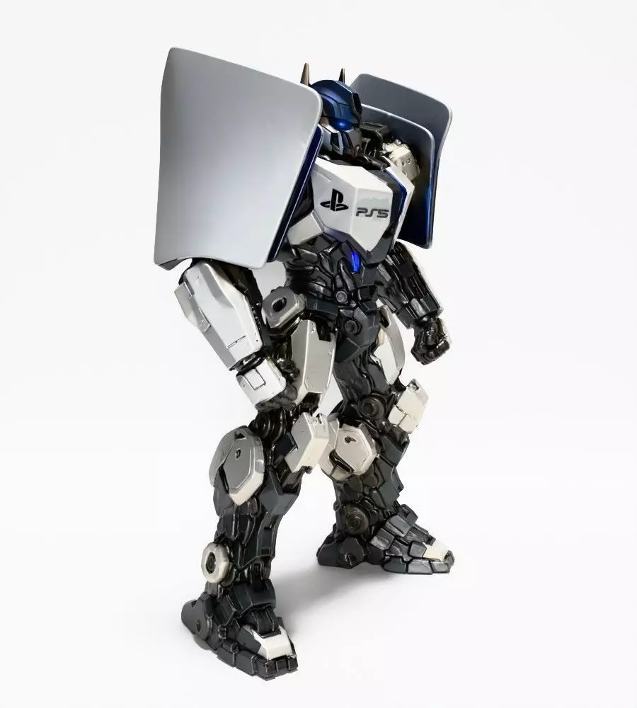 PlayStation 5 Sci-Fi Robot Optimus Prime toy 3D print model_19