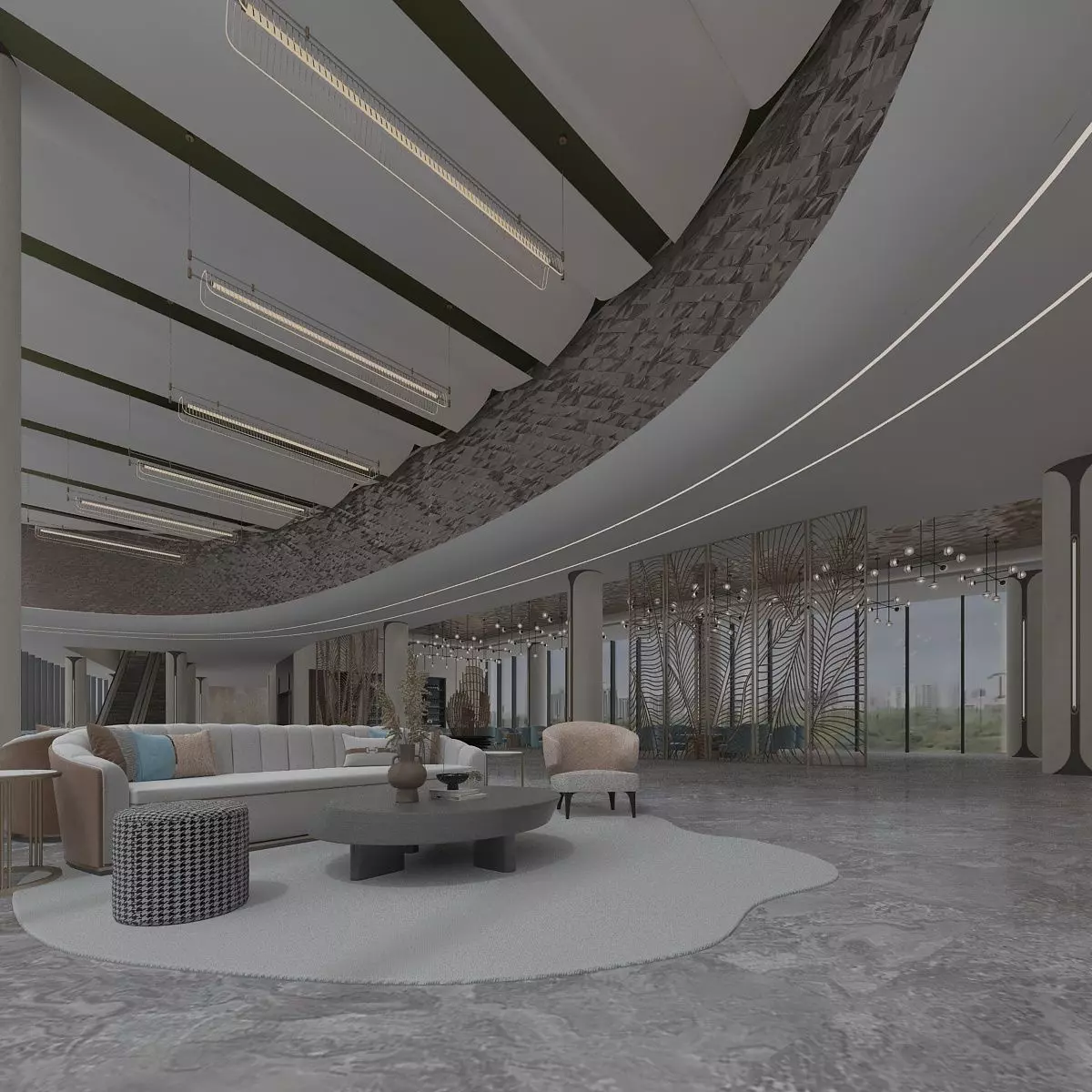 Lounge Design 3D model_0