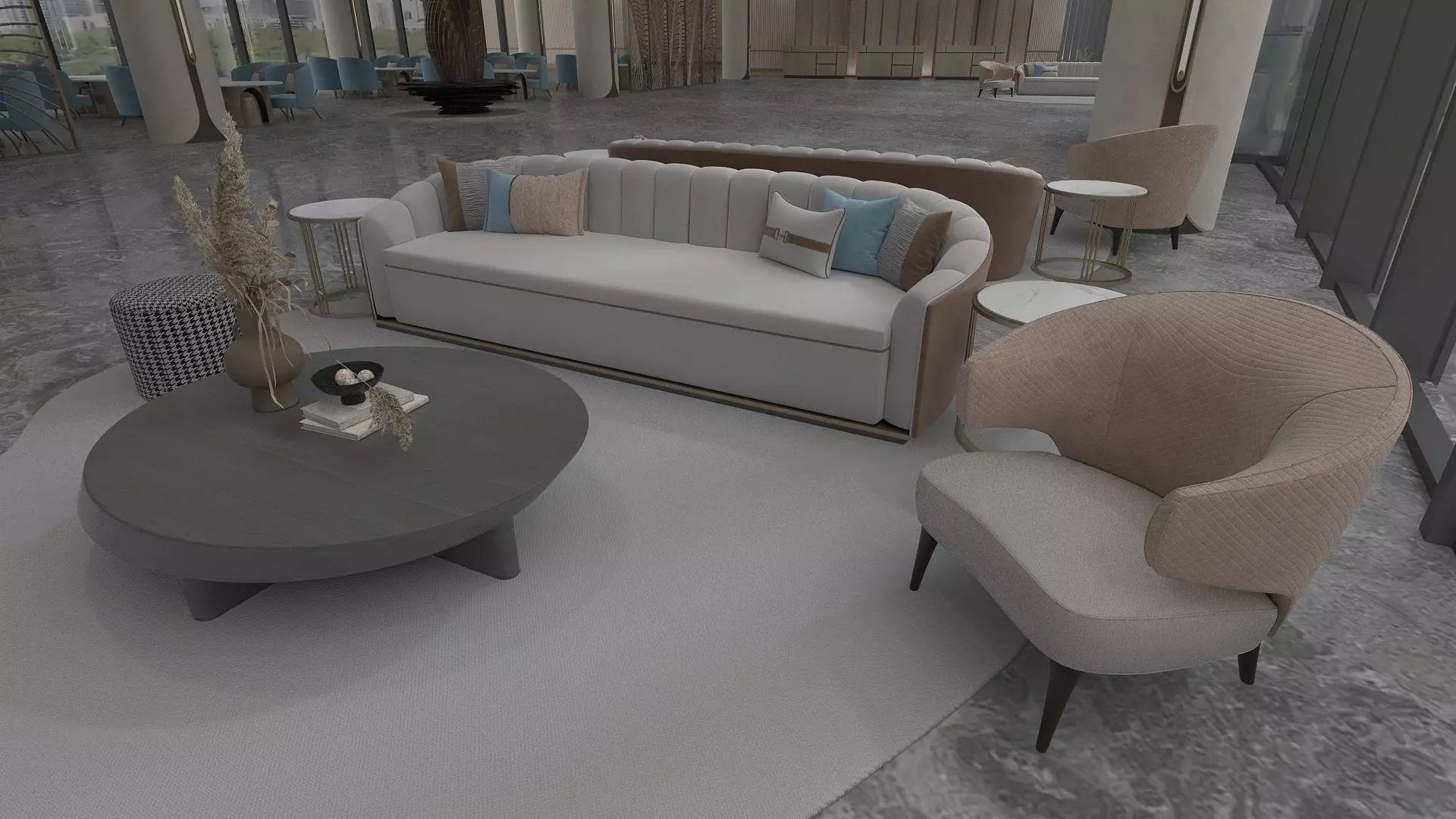 Lounge Design 3D model_9