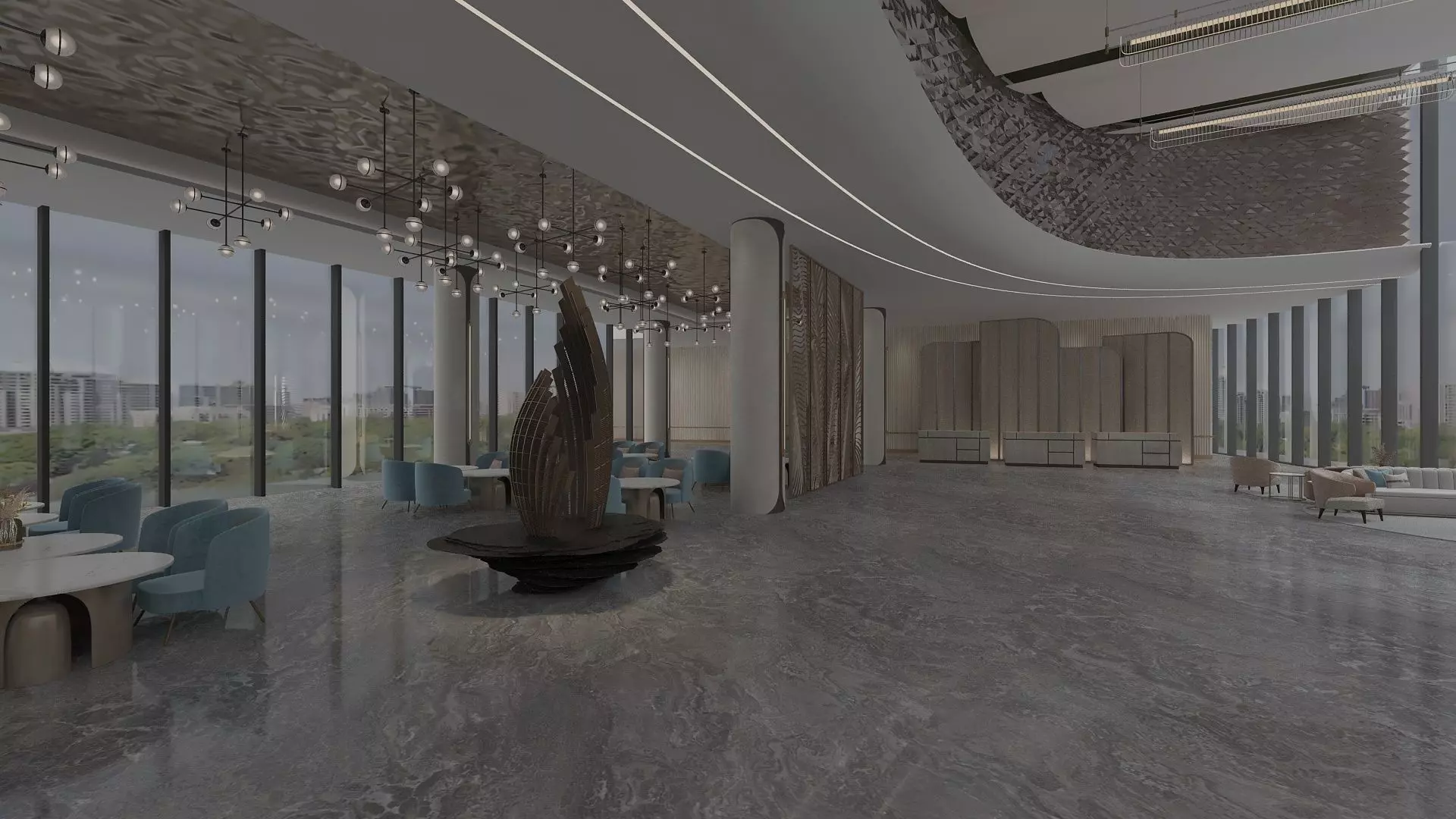 Lounge Design 3D model_6