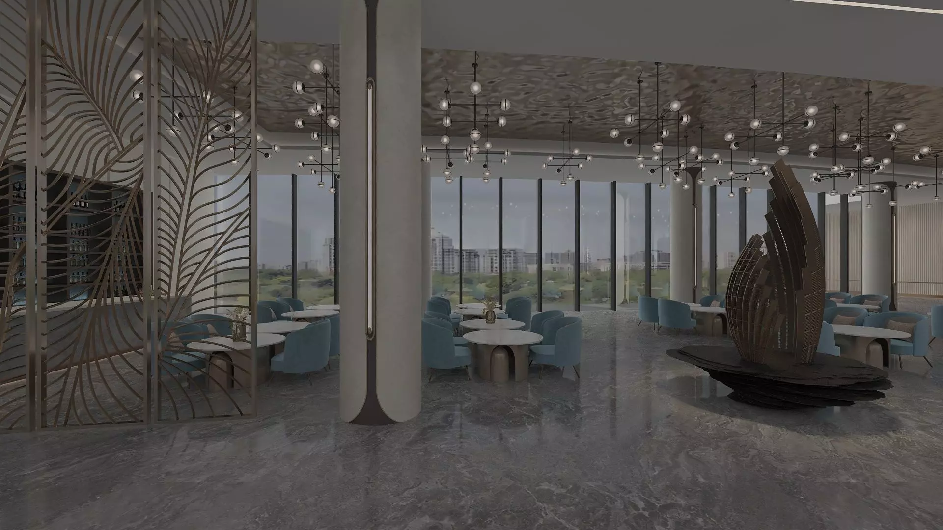 Lounge Design 3D model_8