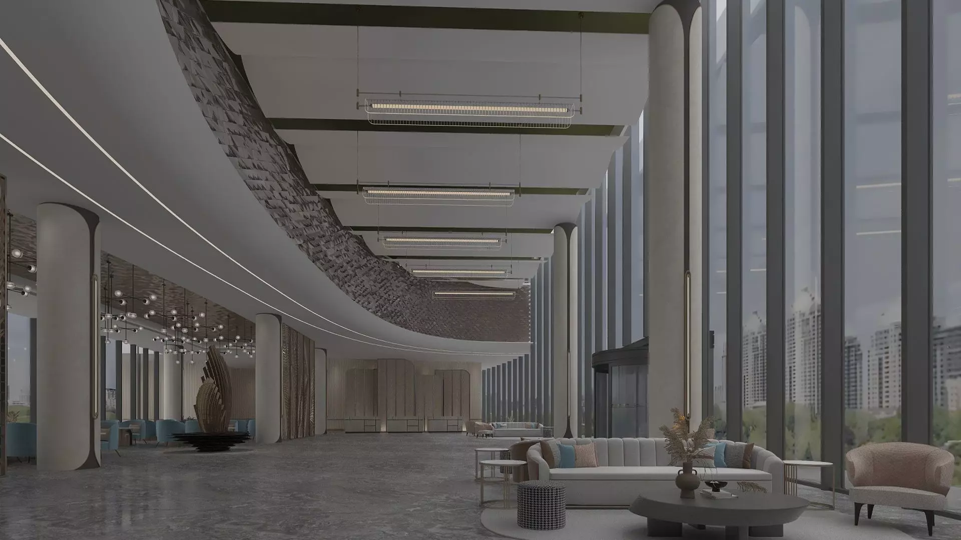 Lounge Design 3D model_3