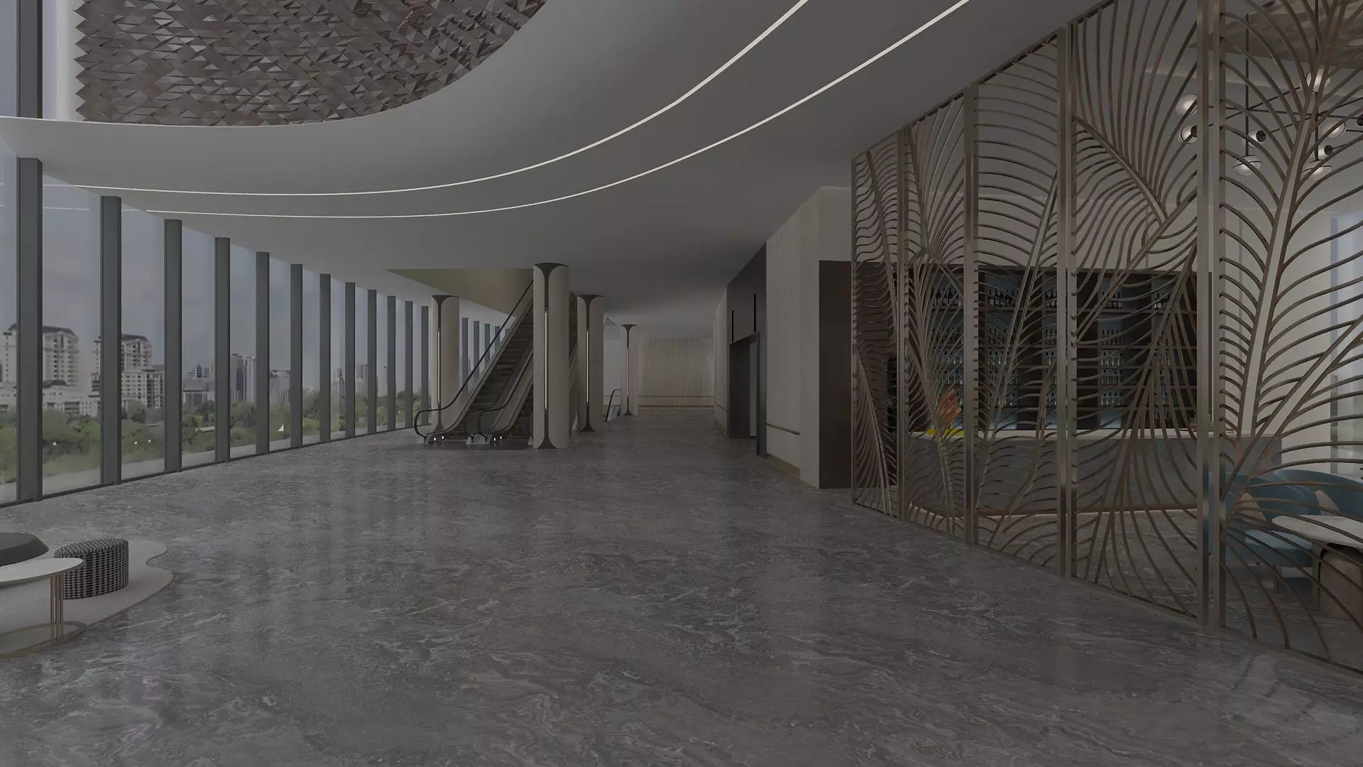 Lounge Design 3D model_5