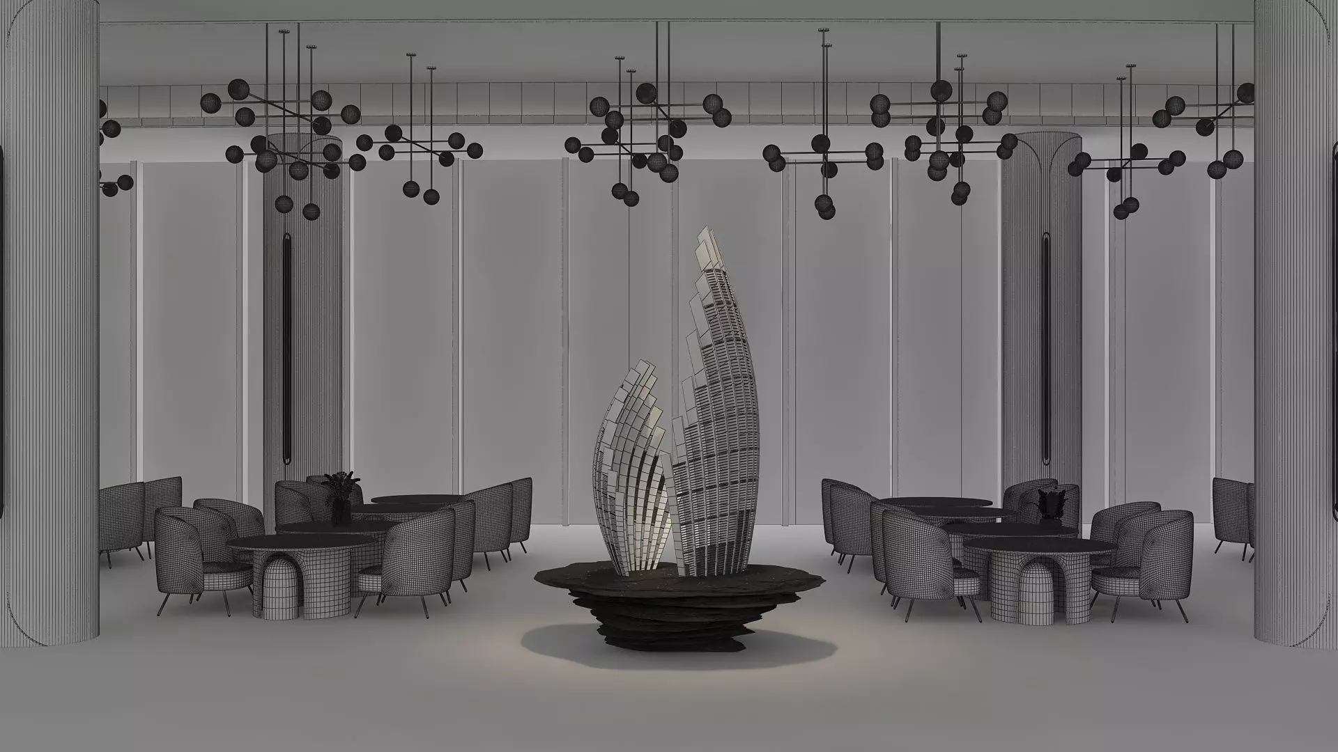 Lounge Design 3D model_16