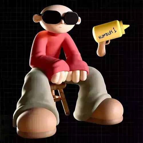 Numbuh 1 Nigel Uno Commander Sector V Kids Next Door toy 3D print model