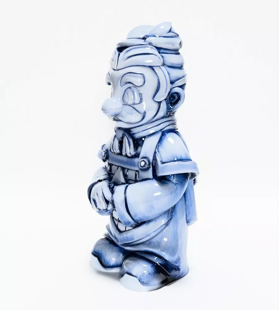  Mario Qinghua Style Darumario toy 3D print model_4