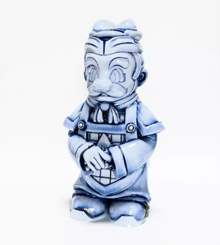  Mario Qinghua Style Darumario toy 3D print model_2