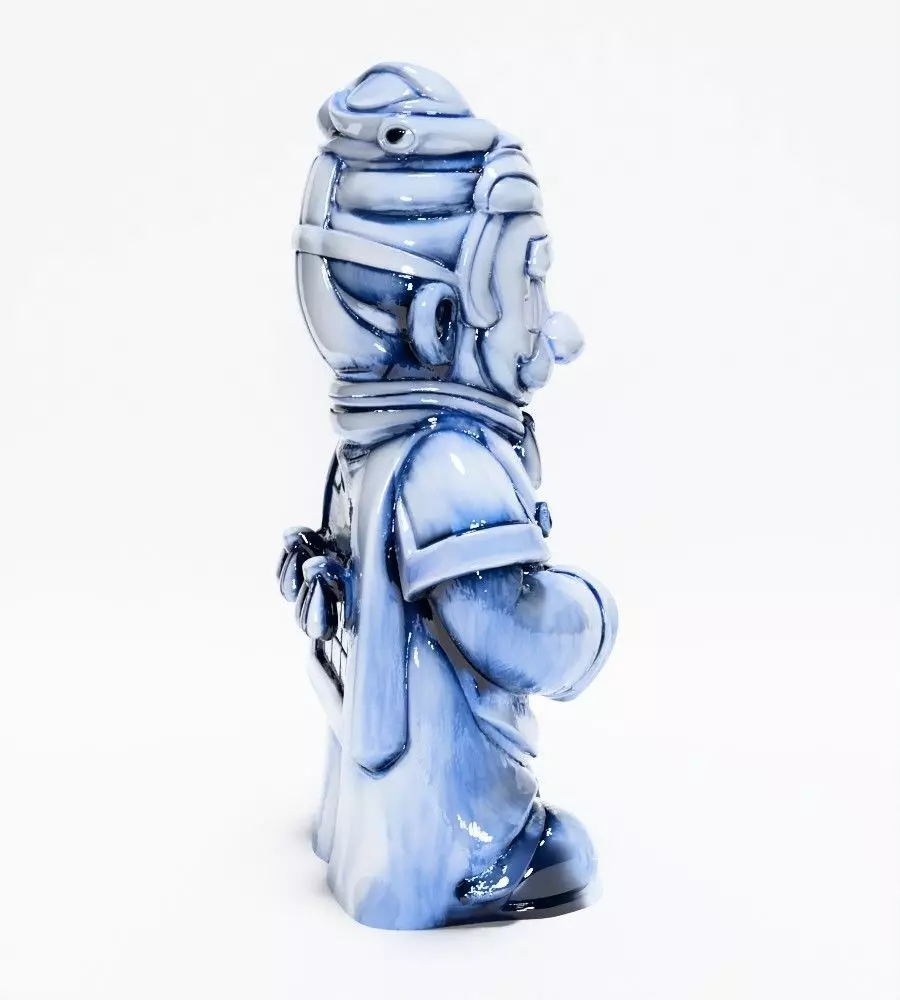  Mario Qinghua Style Darumario toy 3D print model_16