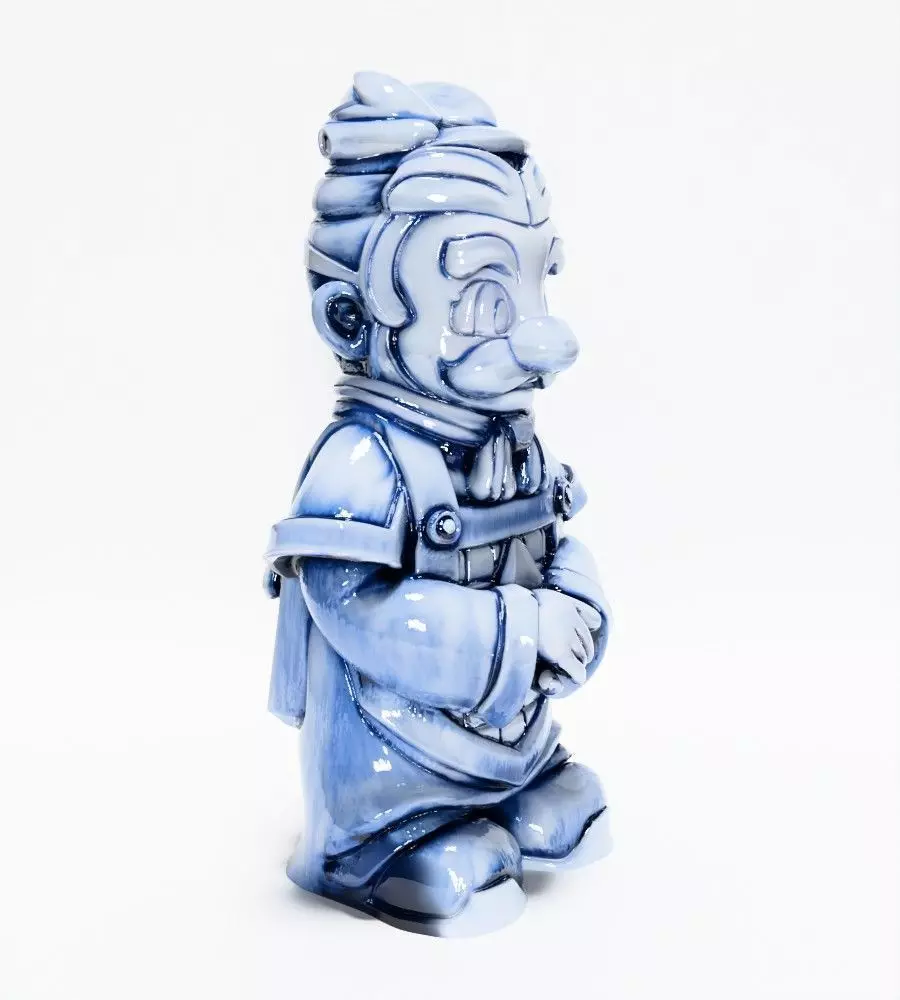  Mario Qinghua Style Darumario toy 3D print model_19