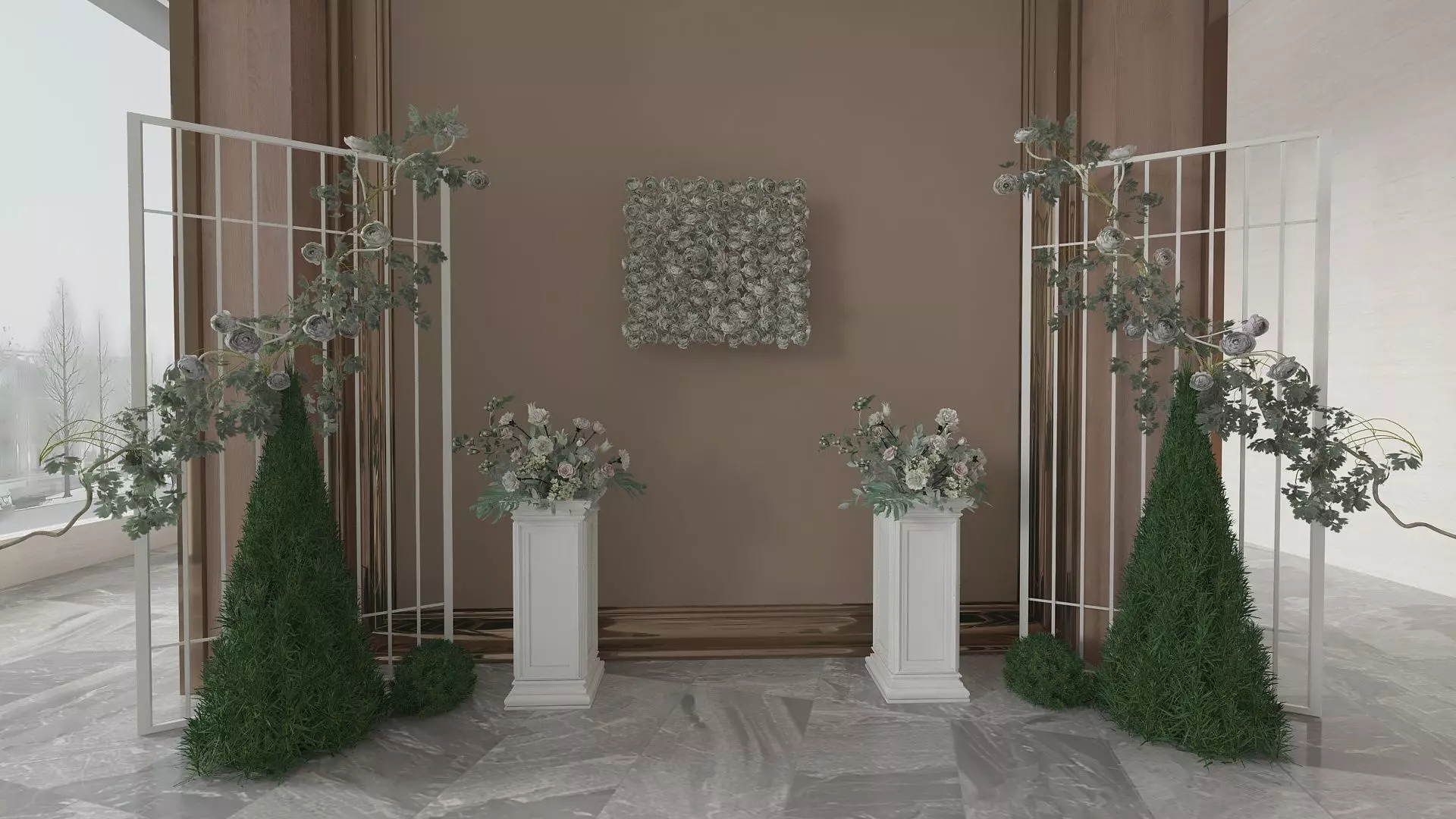 Lobby Hall 3D model_13