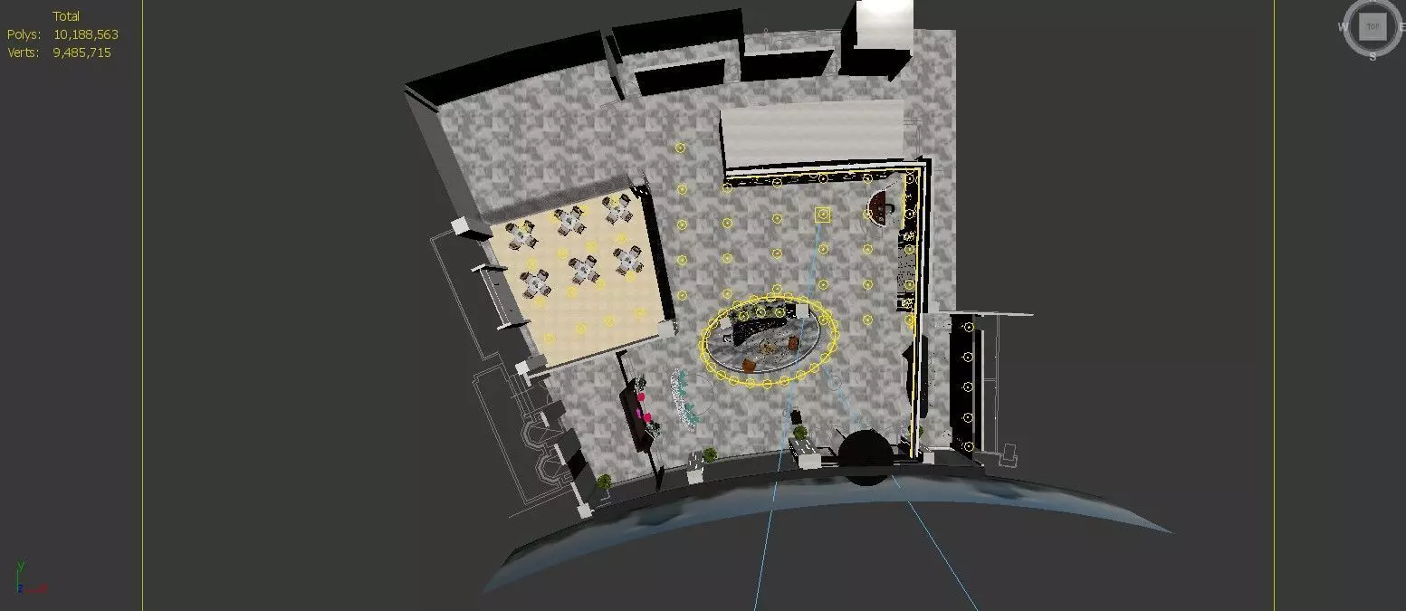 Lobby Hall 3D model_20