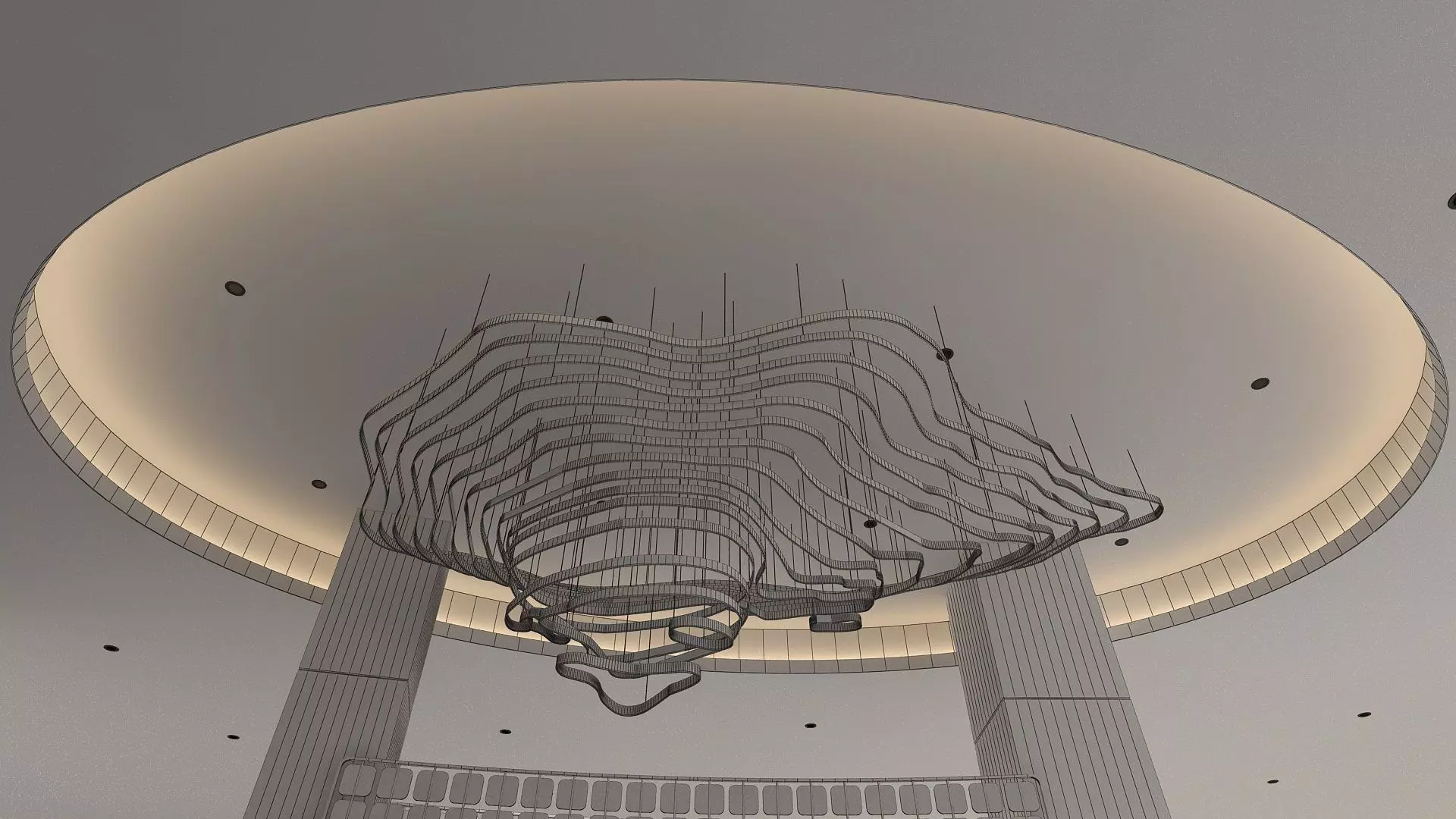 Lobby Hall 3D model_19