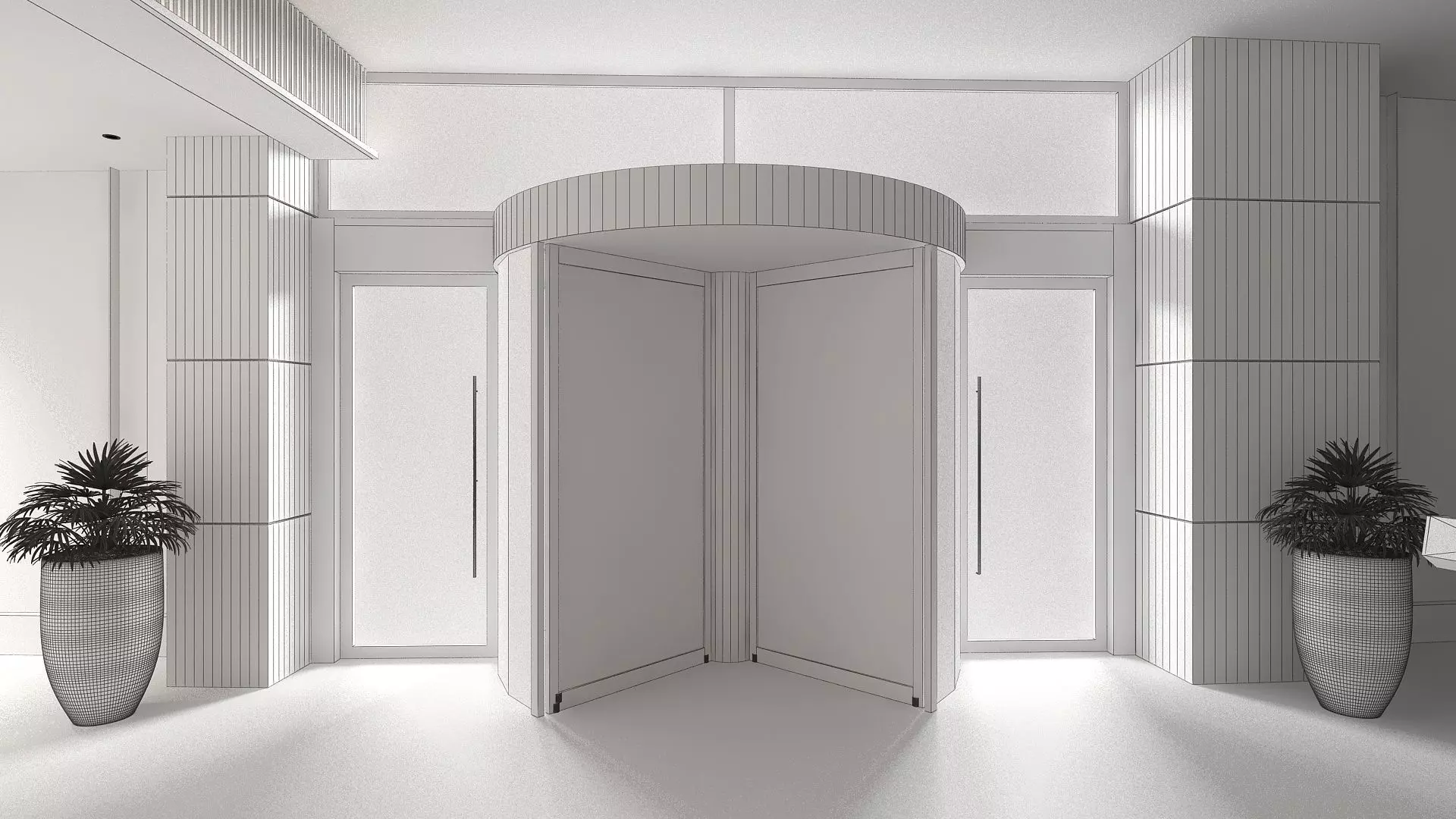 Lobby Hall 3D model_18