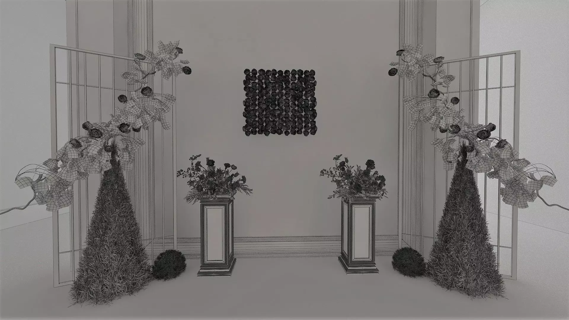 Lobby Hall 3D model_14