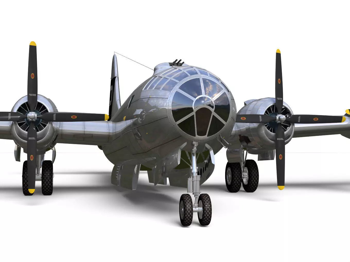 Boeing B-29 Superfortress 3D model_7