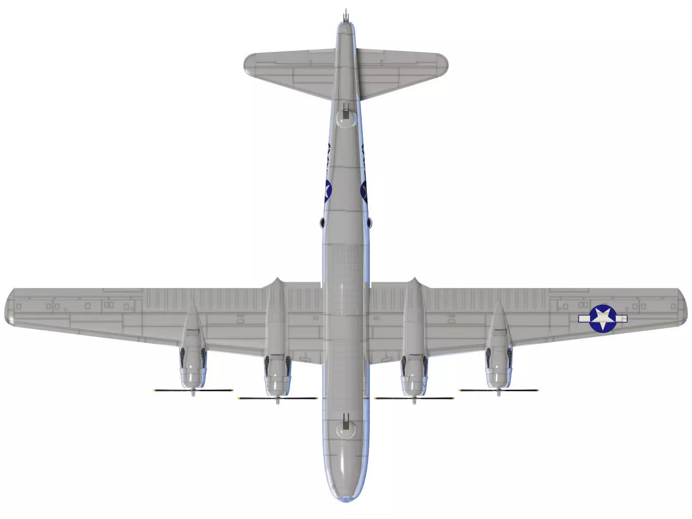 Boeing B-29 Superfortress 3D model_13