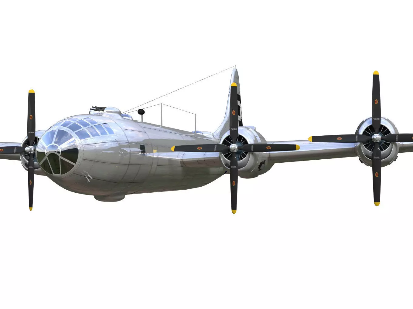 Boeing B-29 Superfortress 3D model_4