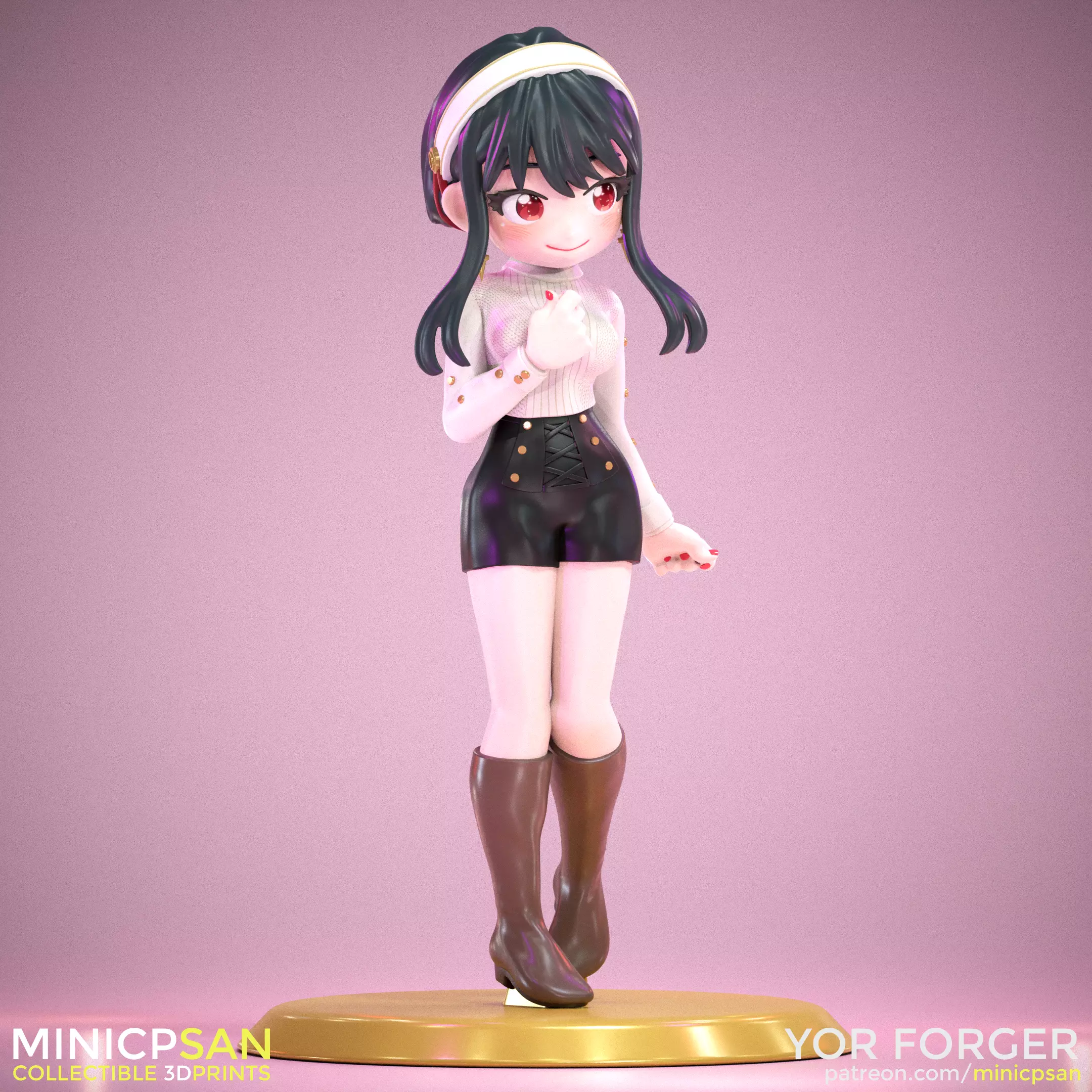 Yor Forger - Lovely Sunday Night Date - Spy X Family 3D print model_7