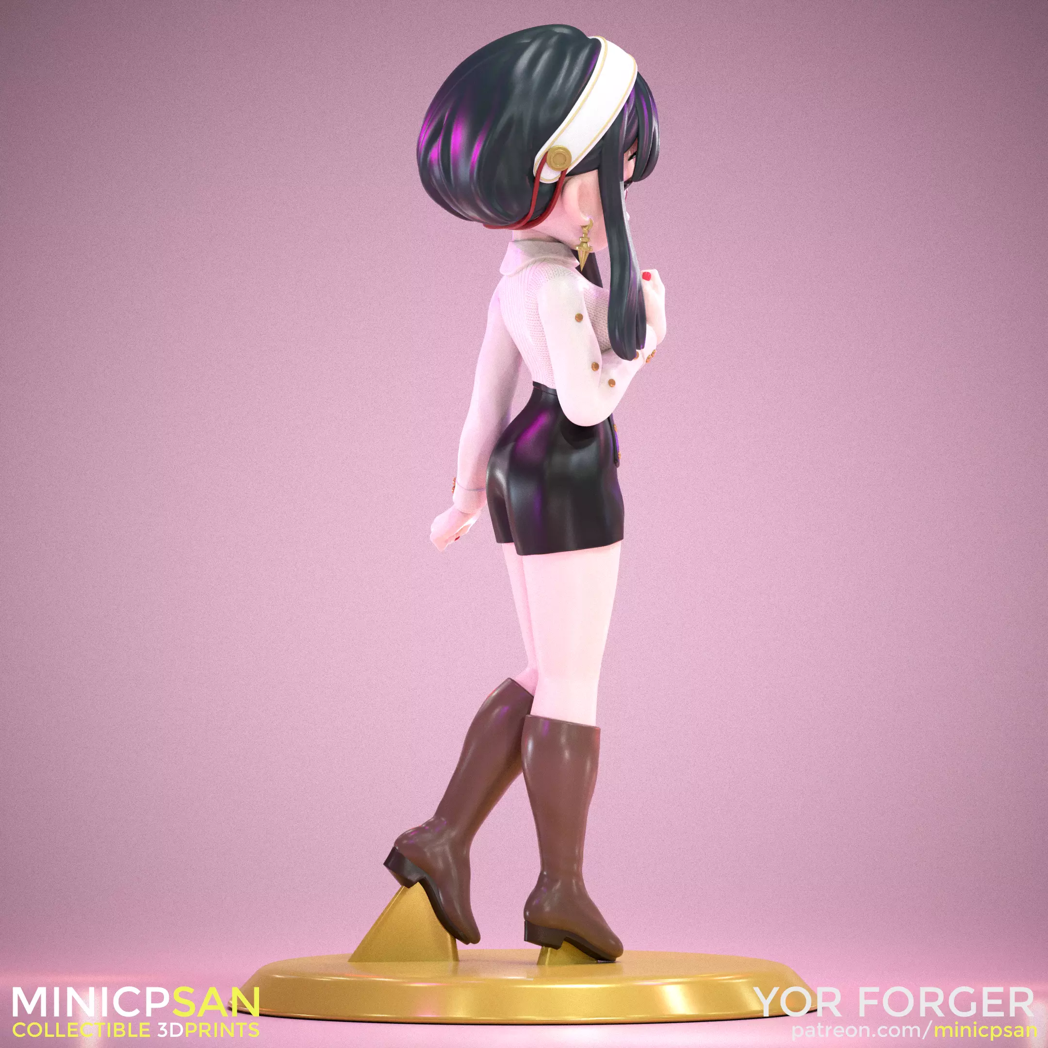 Yor Forger - Lovely Sunday Night Date - Spy X Family 3D print model_5