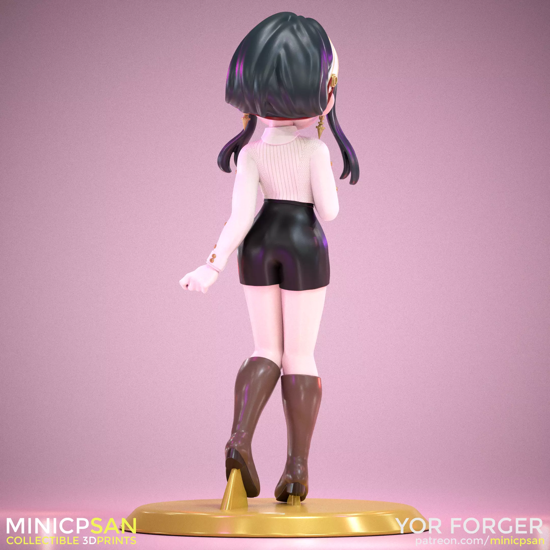 Yor Forger - Lovely Sunday Night Date - Spy X Family 3D print model_4