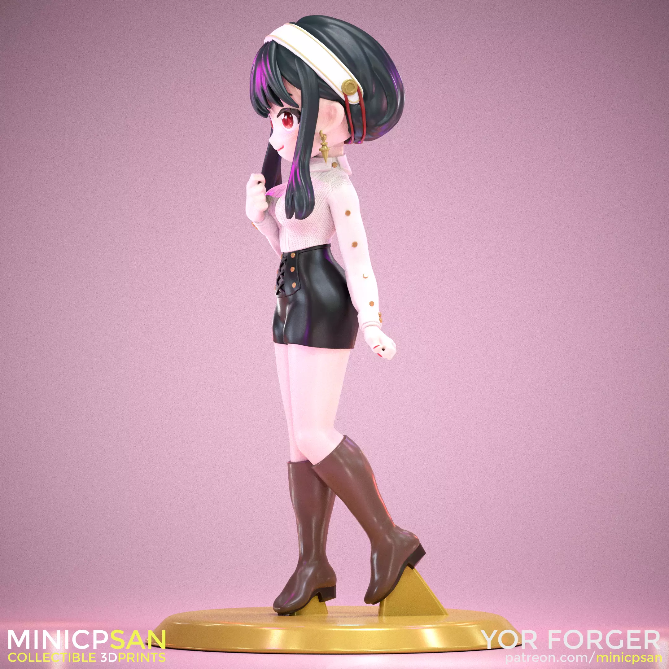 Yor Forger - Lovely Sunday Night Date - Spy X Family 3D print model_2