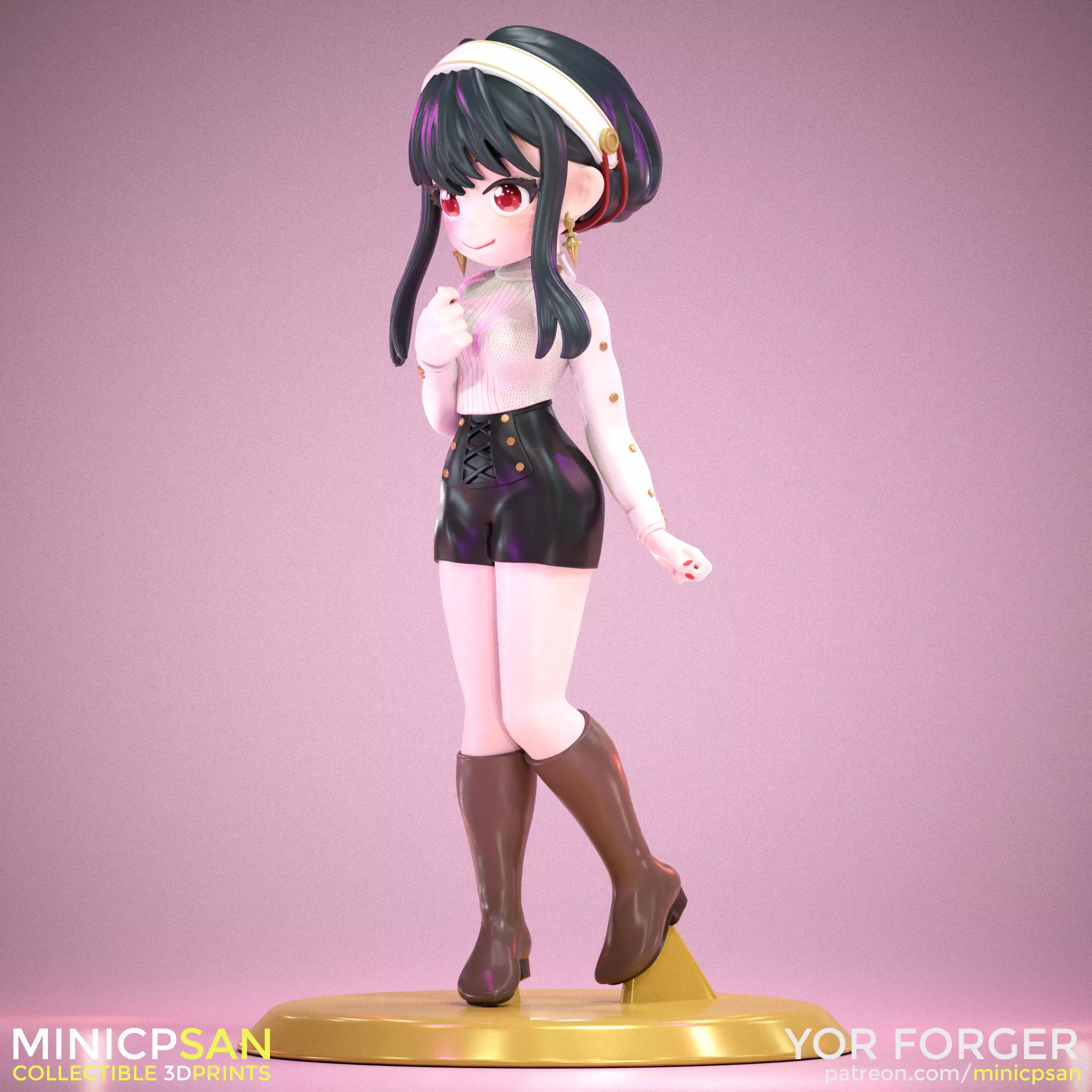 Yor Forger - Lovely Sunday Night Date - Spy X Family 3D print model_1