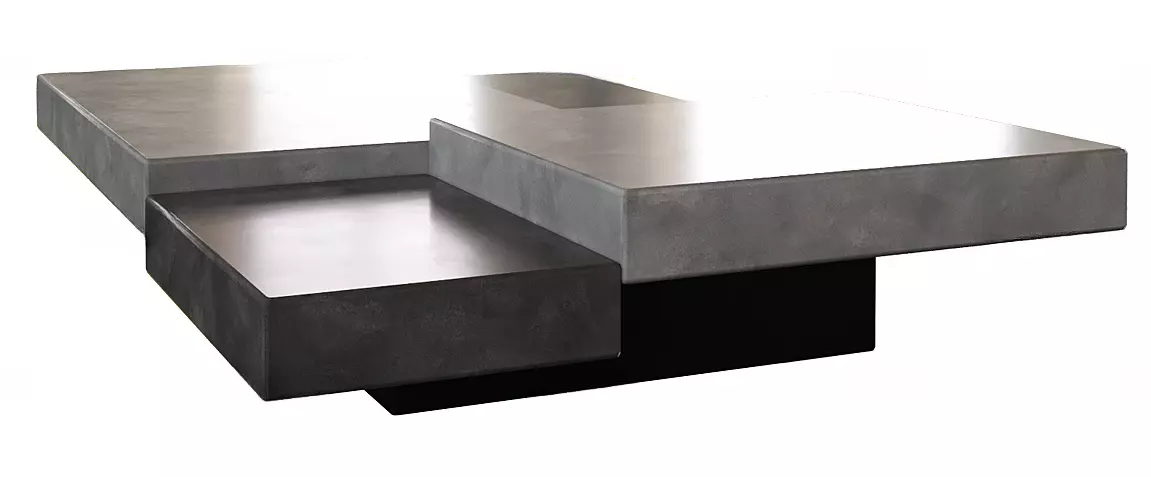 Modern Italian Style Cube Coffee Table 3D Model 3D model_3