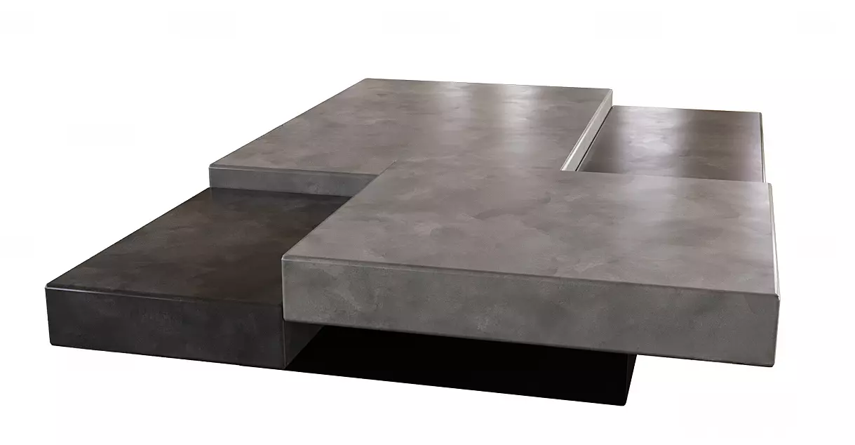 Modern Italian Style Cube Coffee Table 3D Model 3D model_4