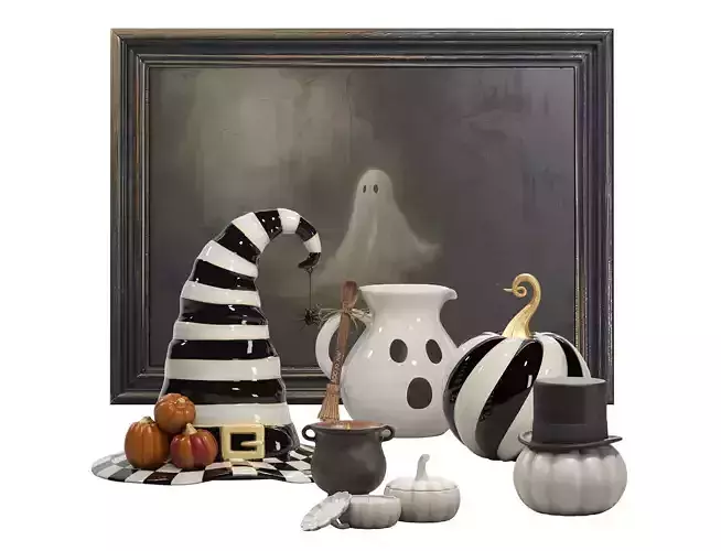 Halloween interior decoration set 01
