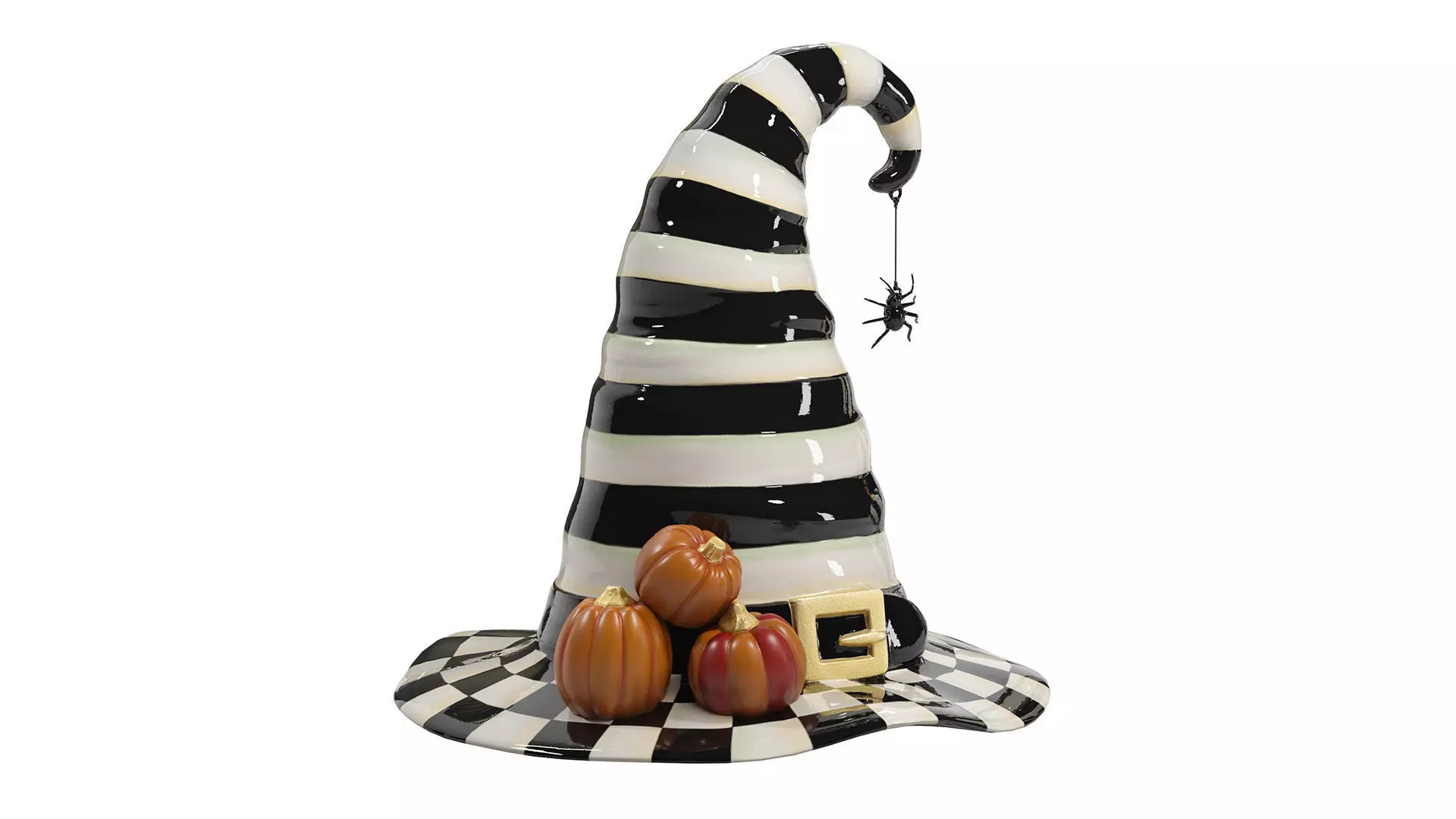Halloween interior decoration set 01 3D model_3