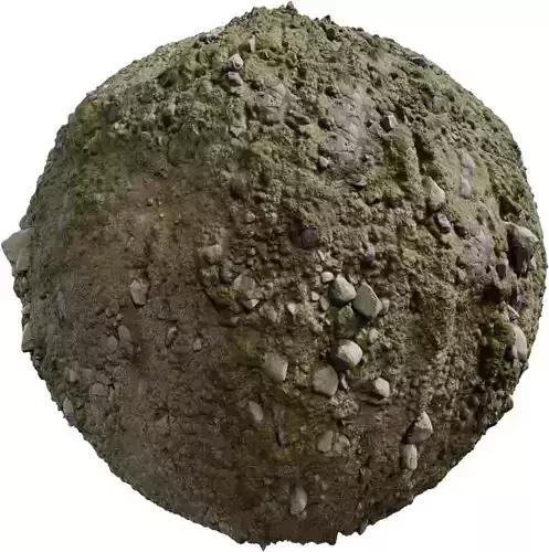 Mossy Rocky Ground Texture