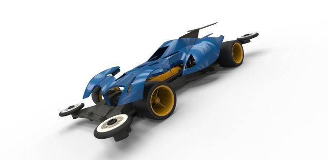 tamiya mini 4wd 3D model