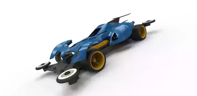 tamiya mini 4wd 3D model