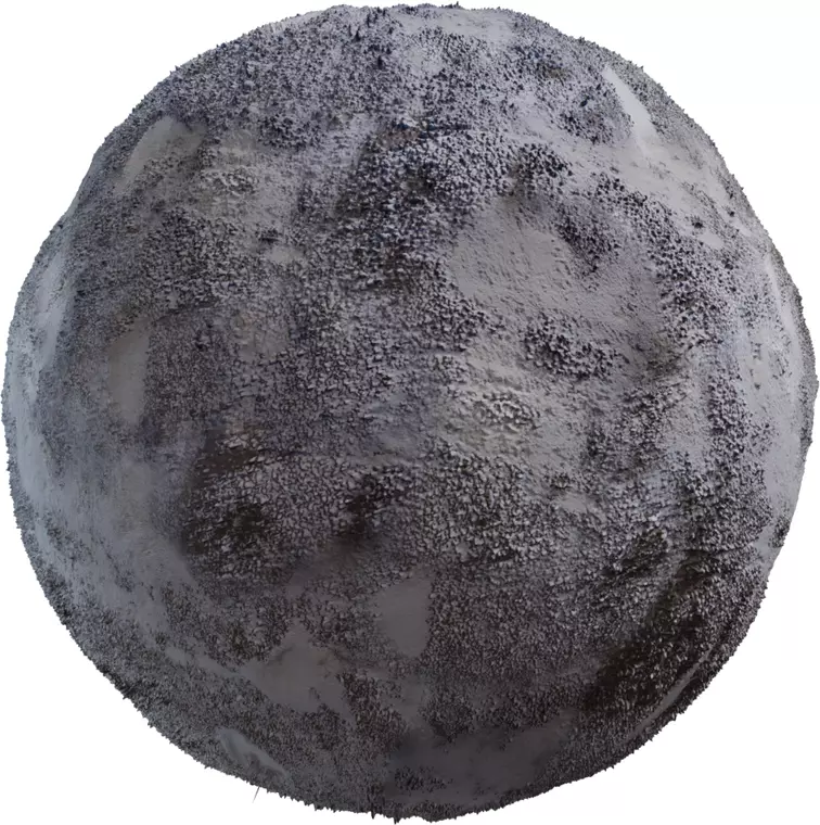 Snowy Pebbled Ground Texture Texture