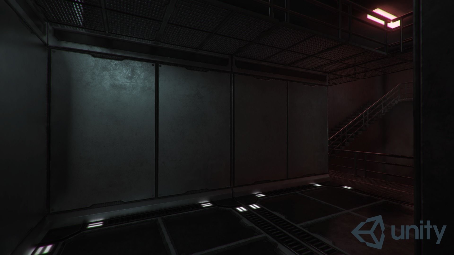 Sci-Fi Wall Panel - PBR Low-poly 3D model_8