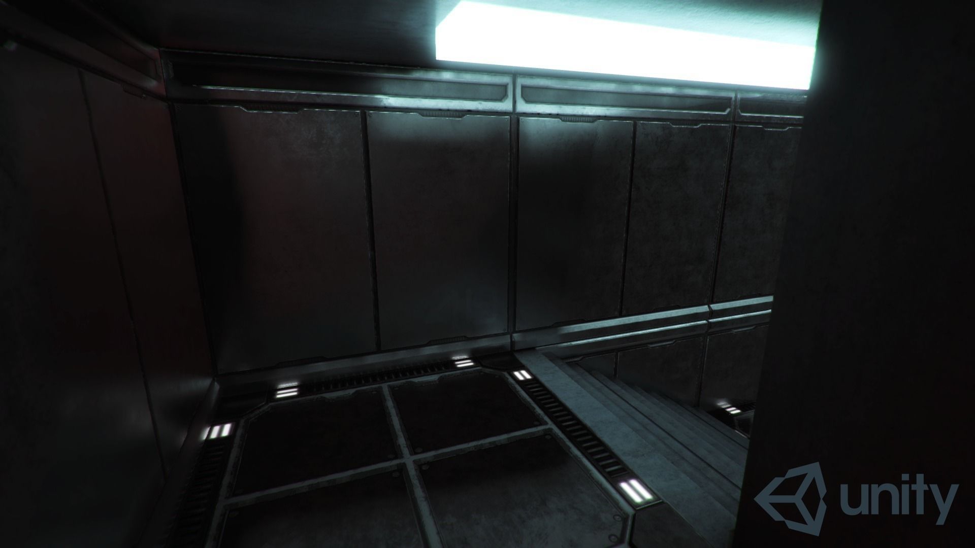 Sci-Fi Wall Panel - PBR Low-poly 3D model_7