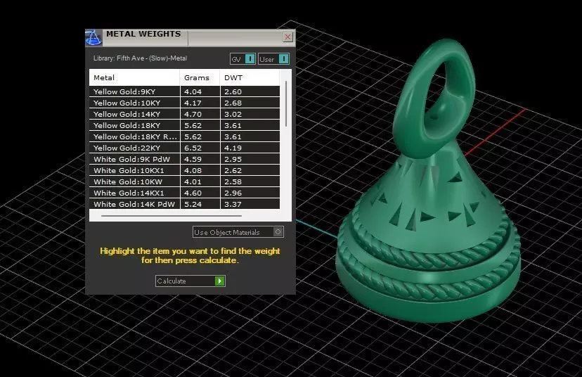 Bell Pendant 3D print model_4